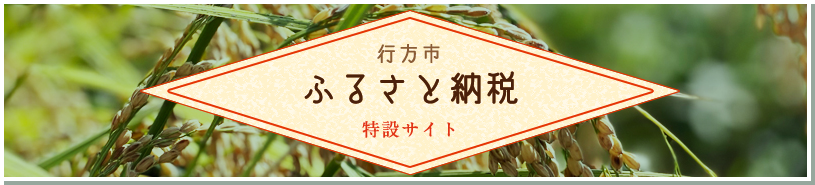 行方市ふるさと納税特設サイト